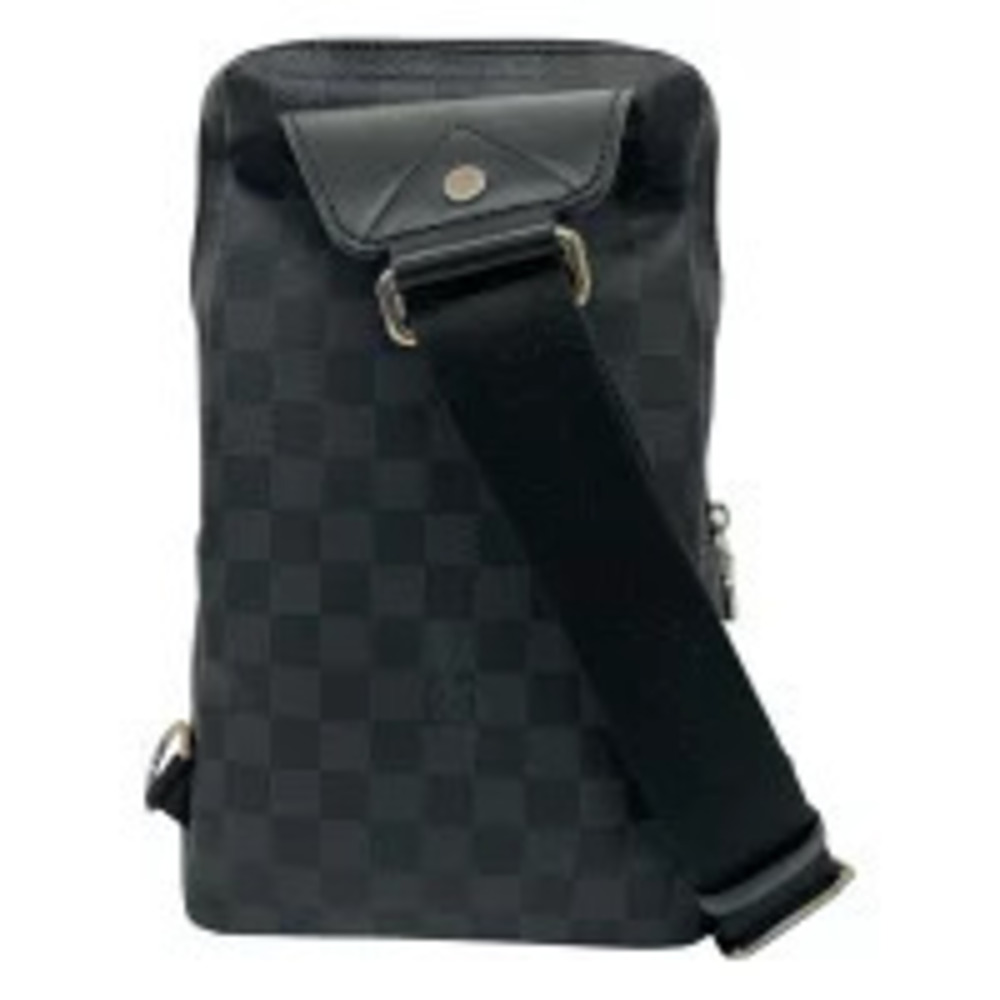 Louis Vuitton Damier Black Sling Bag Graphite Body Avenue Shoulder Black